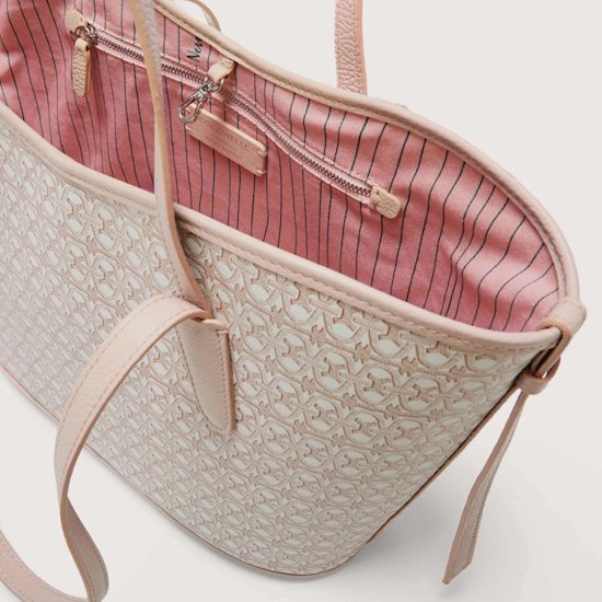 Coccinelle ASSF110501 New Never Without Bag multi blanco/rosette